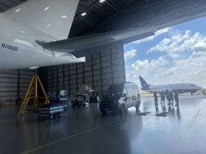 Chinese visiting Wichita Airplane Factory