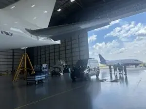 Chinese visiting Wichita Airplane Factory